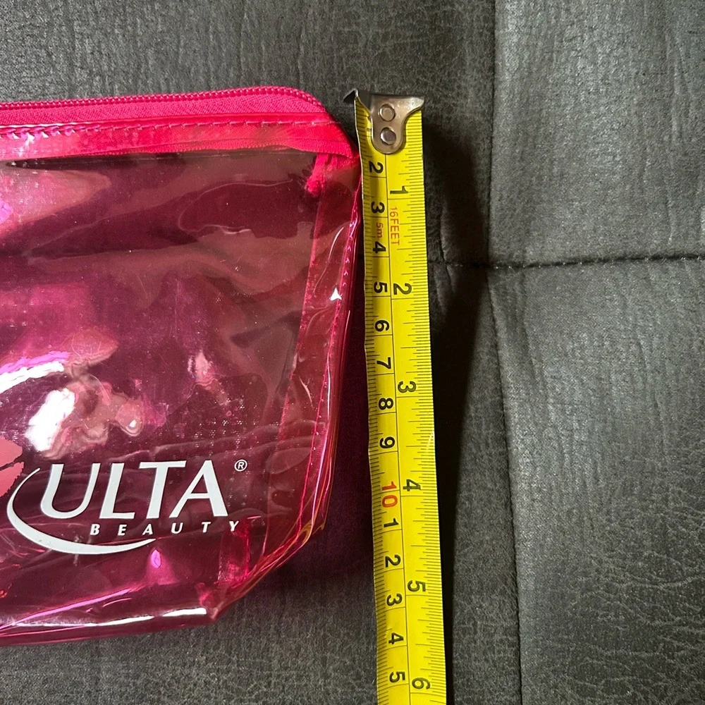 New Set of 2 Ulta Beauty Cosmetic Bag Makeup Pouch Pink Blush